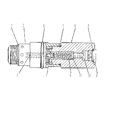 Клапан предохранительный 9T5209 CAT
