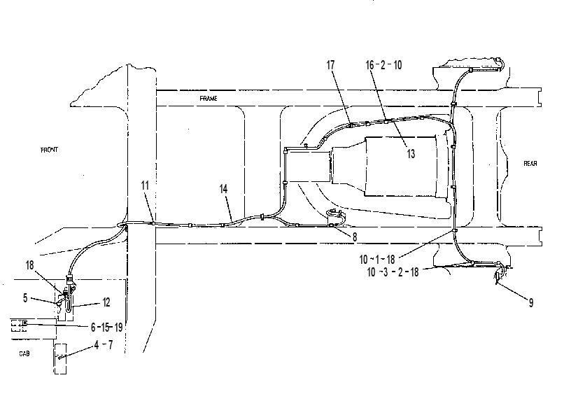 Проводка датчиков 5T4496 CAT