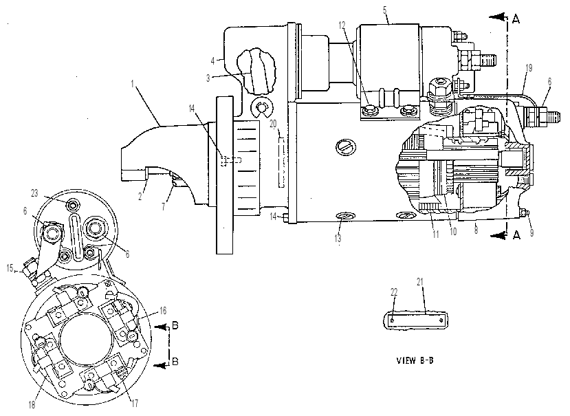 Стартер электрический 8N2145 CAT