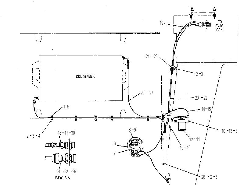 Трубопроводы кондиционера 5T4492 CAT