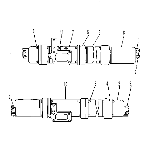 Коллектор выпускной 2W0185 CAT