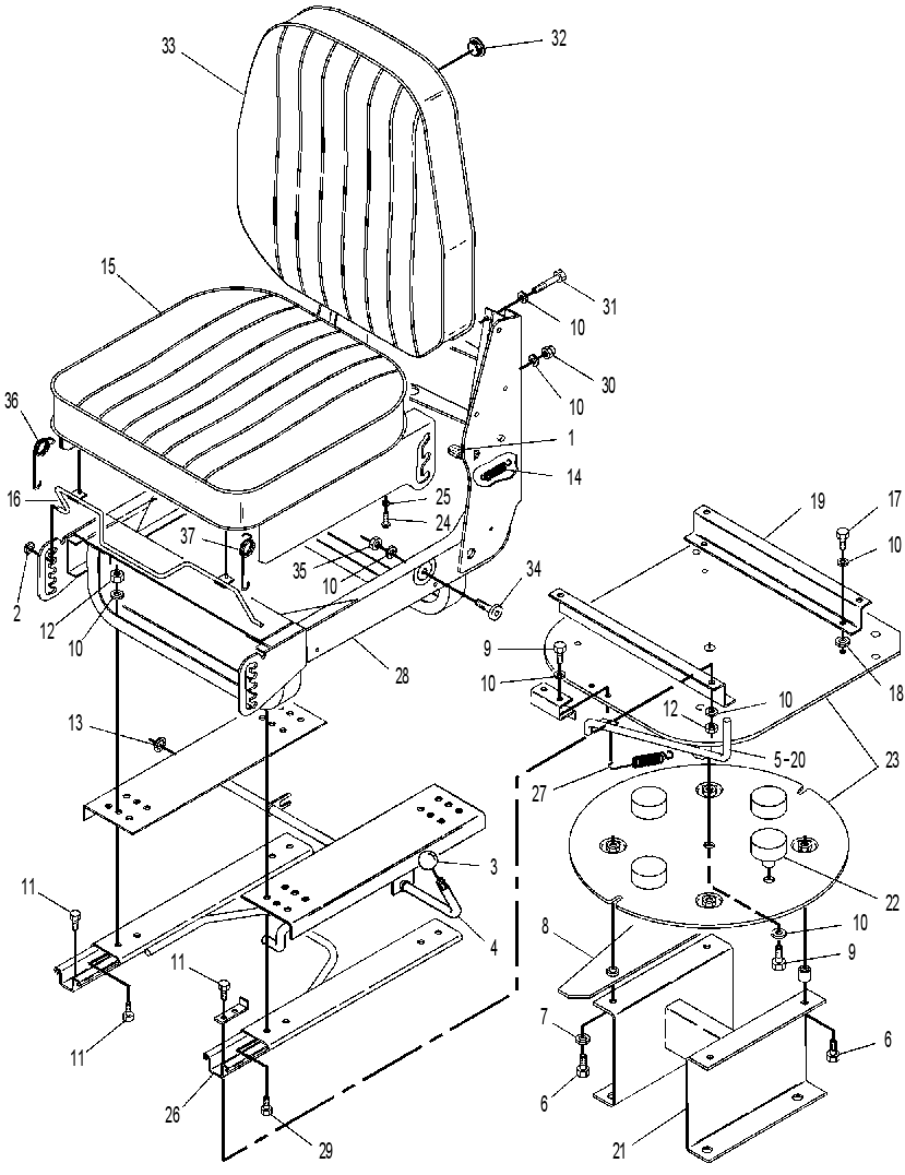 SEAT GP-STATIC 9R3506 CAT