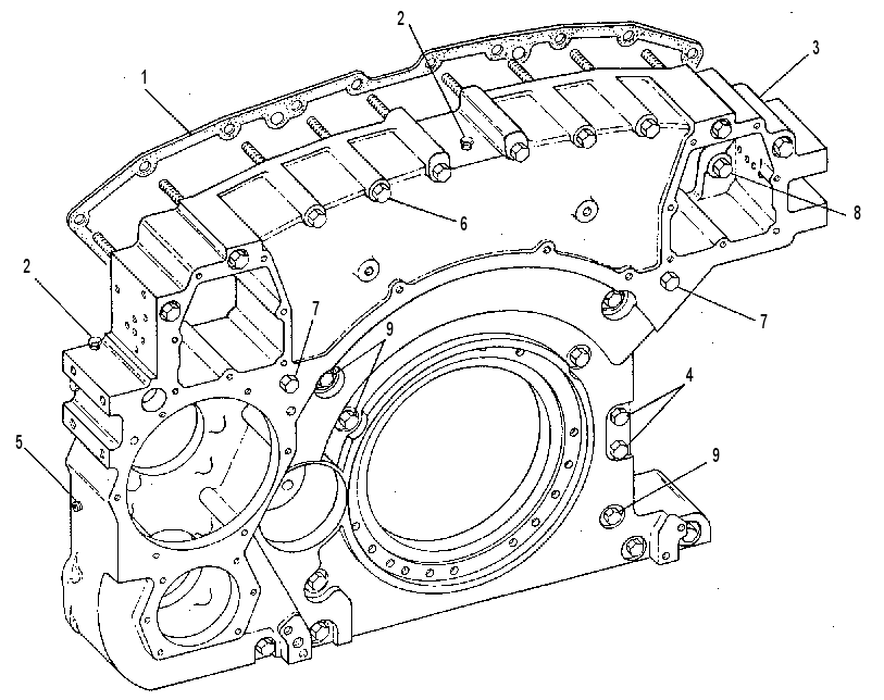 Картер передний 7W8056 CAT