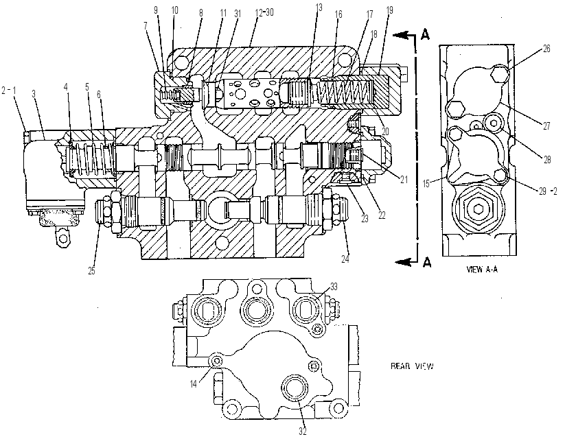 Клапан управляющий 9T1450 CAT