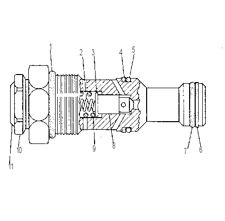 Клапан предохранительный 9T5310 CAT