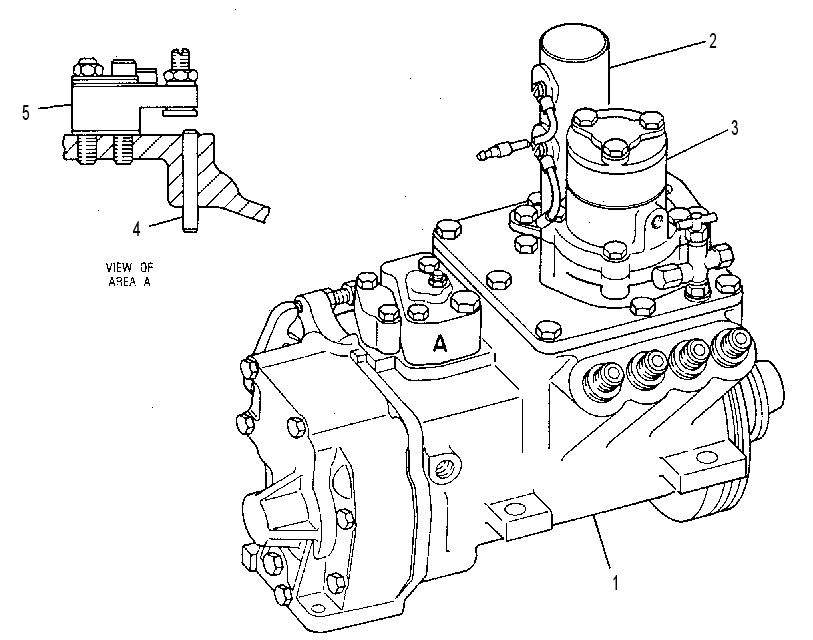 ТНВД с регулятором 7W6829 CAT