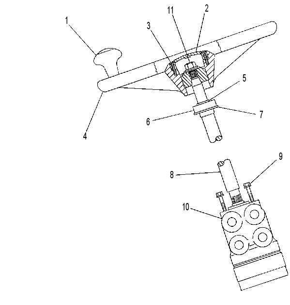 Управление рулевое 6W4822 CAT