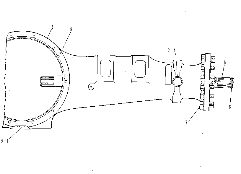 AXLE GP-FIXED 9C3529 CAT