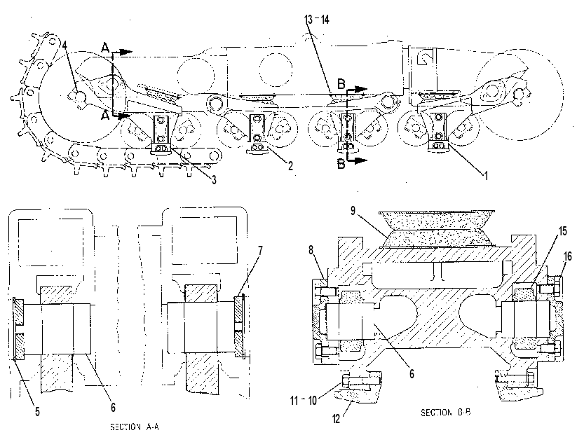 SUSPENSION GP-BOGIE 6T2002 CAT