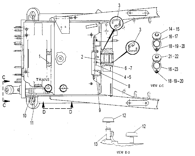 Корпус с рамой 5T1210 CAT