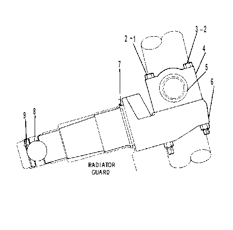 Крепление цилиндра 9J6006 CAT