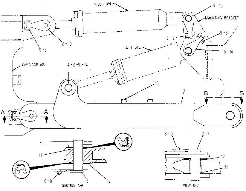 FRAME GP-RIPPER 4T8225 CAT