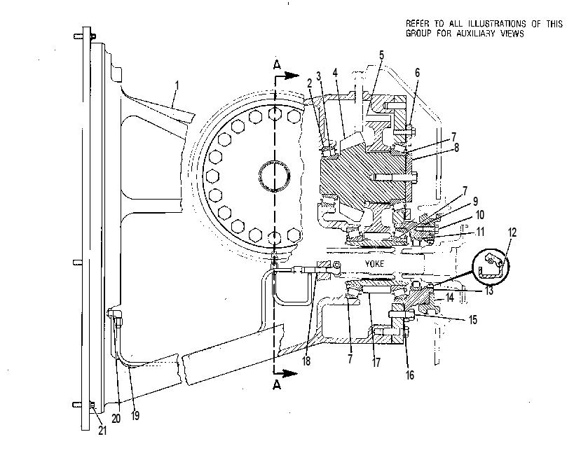 GEAR GP-BEVEL & TRANSFER 3T8317 CAT