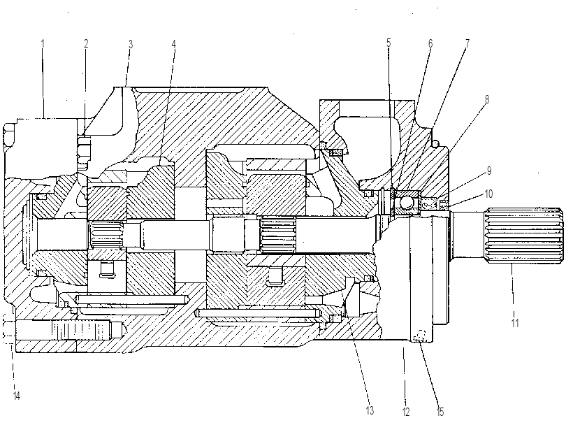 Насос пластинчатый 9T5532 CAT