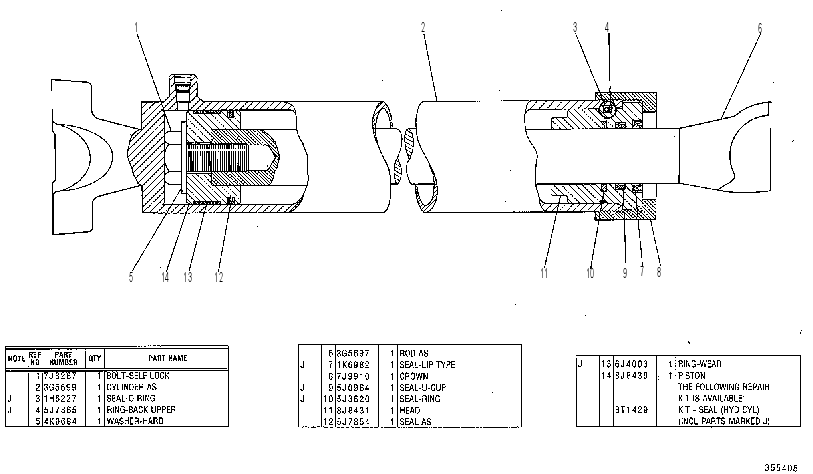 CYLINDER GP-CENTERSHIFT 3G5230 CAT