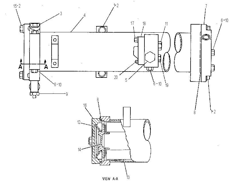 Фильтр топливный 7C2087 CAT