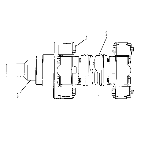 Вал приводной 3T4457 CAT