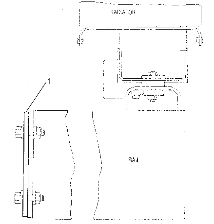 FASTENER GP-RADIATOR 7C1057 CAT
