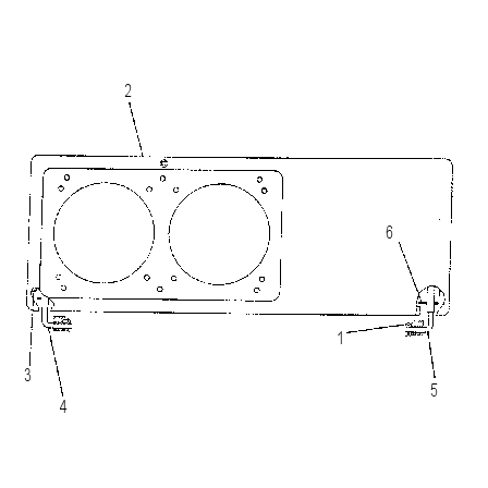 Дверь смотровая 6W4703 CAT