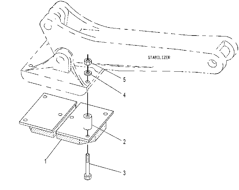 PAD & MTG GP-STABILIZER 9R1085 CAT