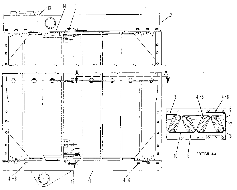 RADIATOR GP-FOLDED CORE 4W1181 CAT