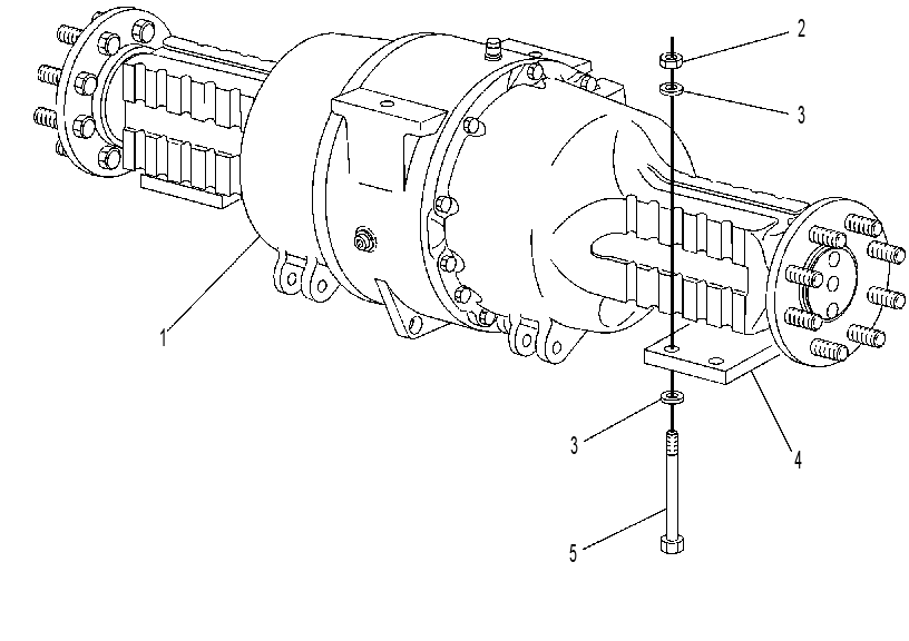 AXLE GP-DRIVE 9R1056 CAT