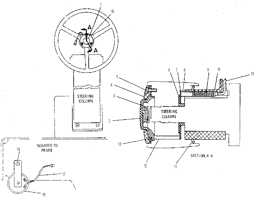 Звуковой сигнал электрический 8W1957 CAT