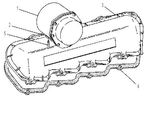 Крышка клапанного механизма 4W7067 CAT