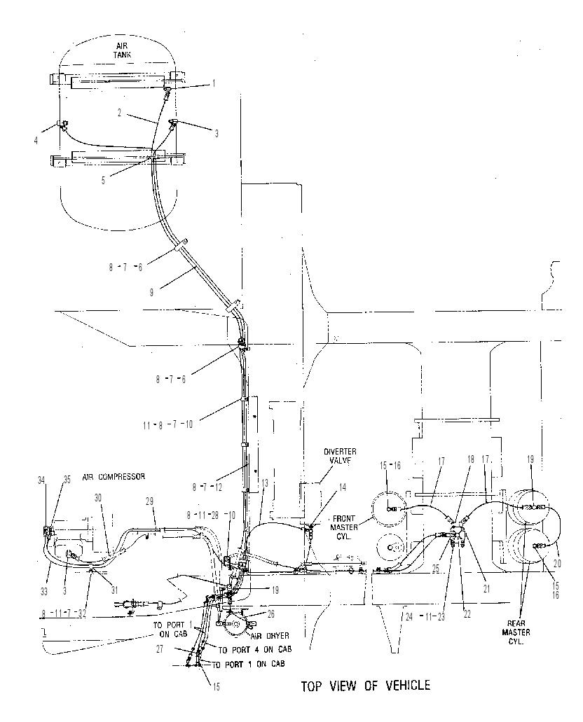 Управление тормозом 8W4438 CAT