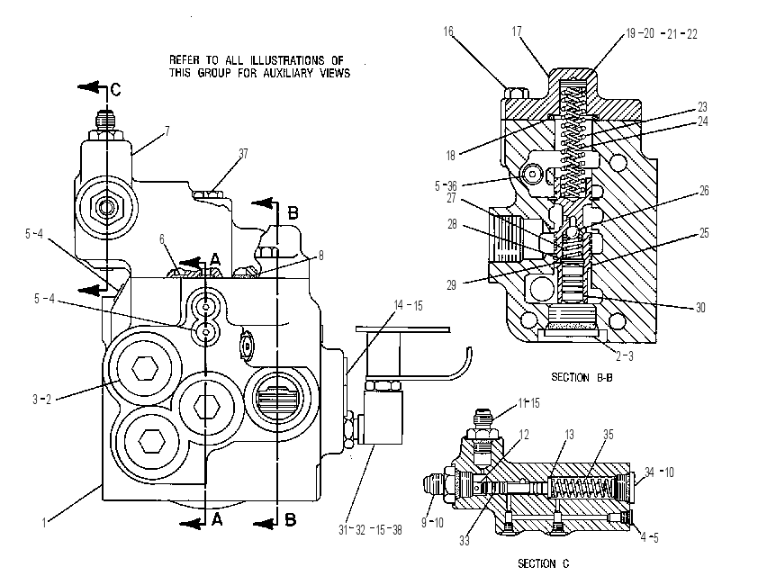 VALVE GP-LOCKUP CLUTCH & SYNC 7T0015 CAT