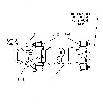 SHAFT GP-PUMP DRIVE 8W4451 CAT