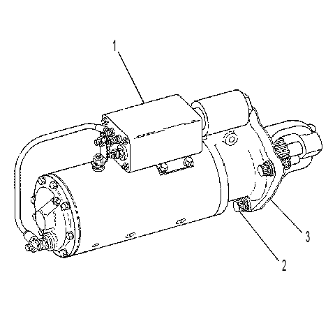 Стартер электрический 4W4756 CAT