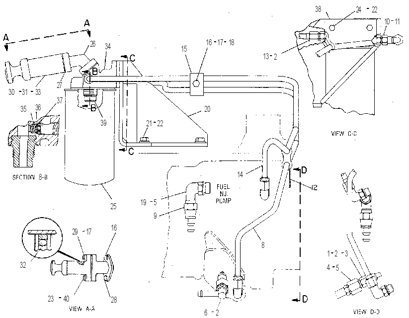 PUMP GP-FUEL PRIME & SEC FLTR 7C4991 CAT