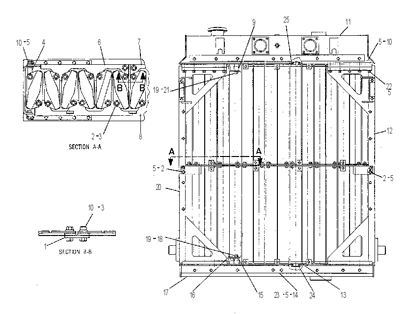 RADIATOR GP-FOLDED CORE 7W8887 CAT