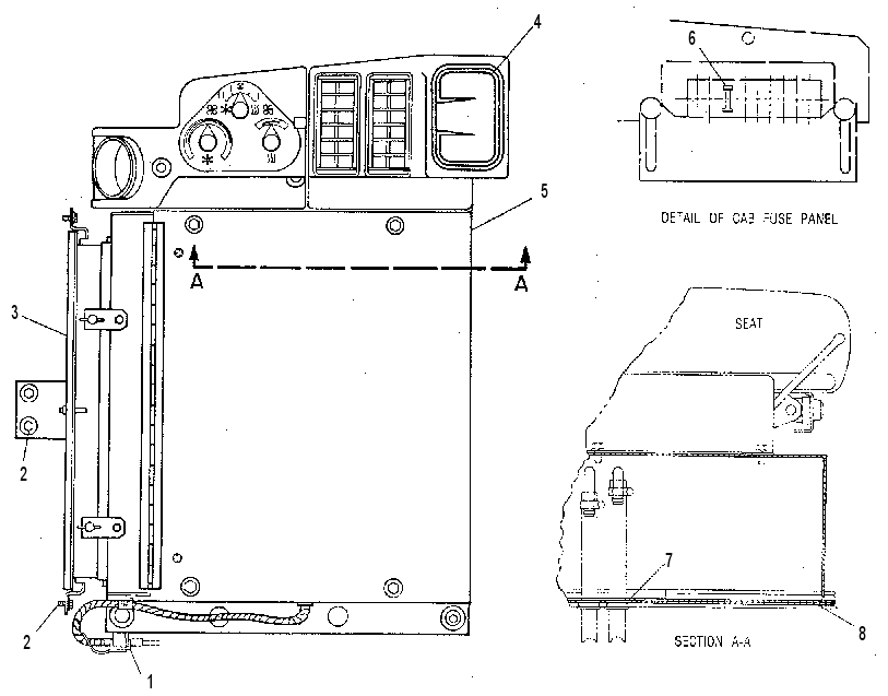 Кондиционер с креплением 8W1976 CAT