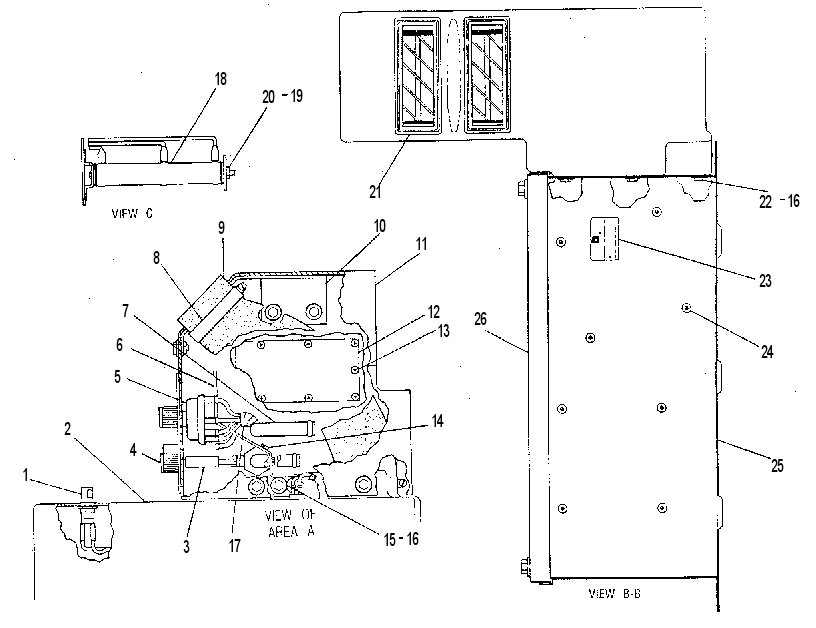 Отопитель кабины 7T9725 CAT