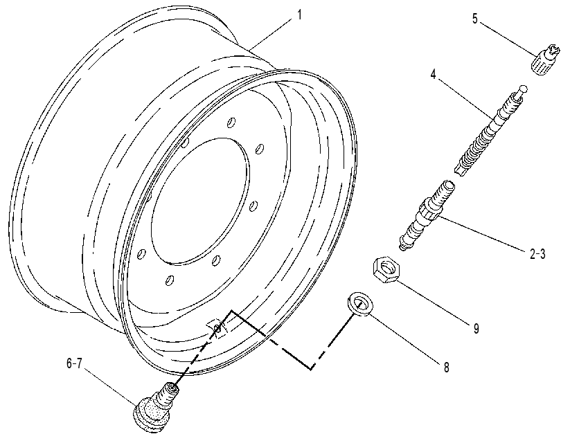 WHEEL & TIRE GP-FRONT 9R2674 CAT