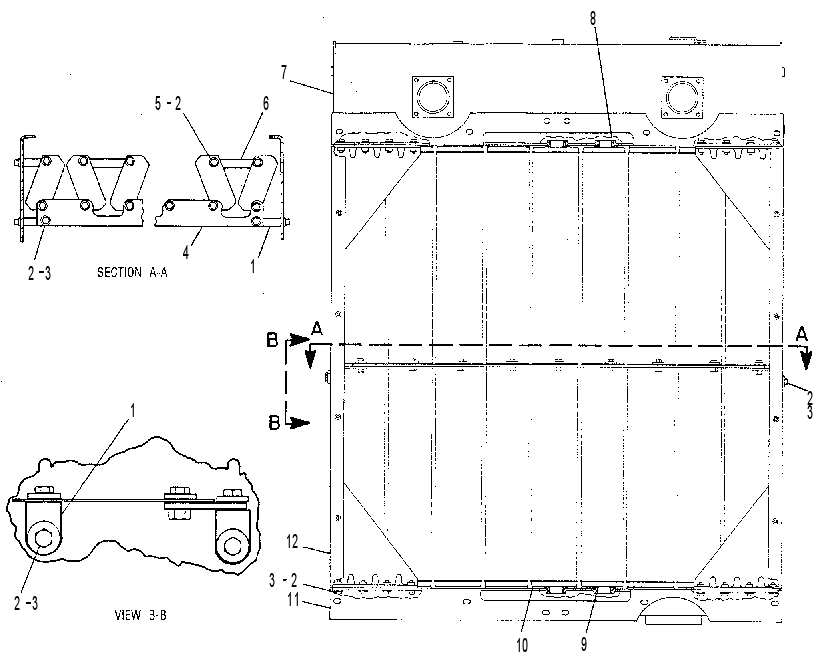 Радиатор 7W9860 CAT