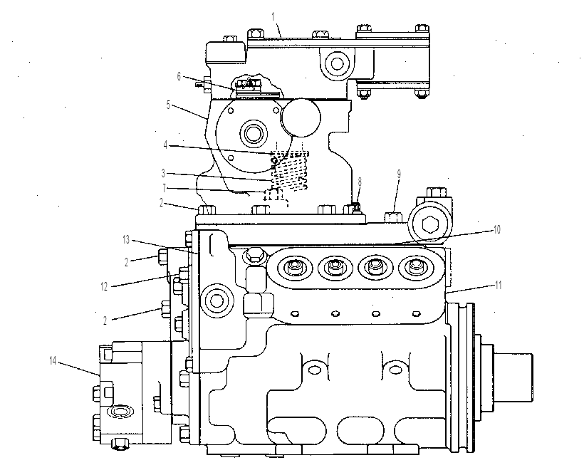 PUMP GP-GOV, FUEL INJ & TFR 7C7227 CAT