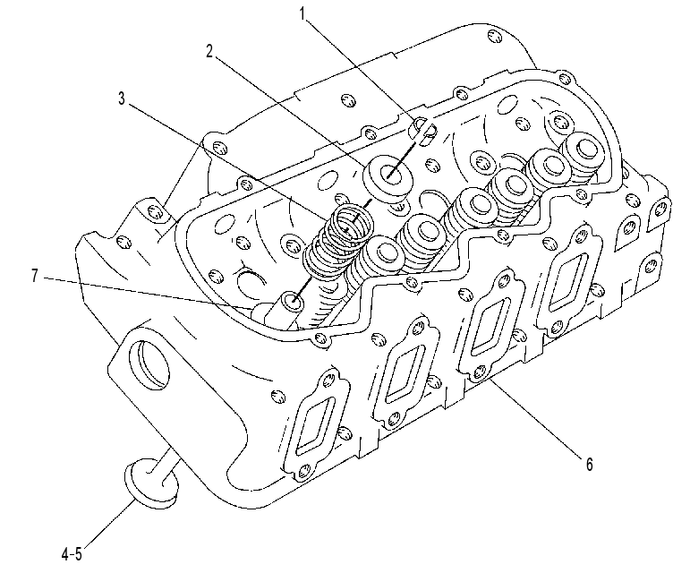 Головка блока цилиндров 7W9392 CAT