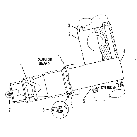 Крепление цилиндра 4T5314 CAT