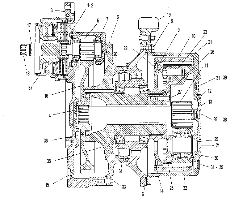 FINAL DRIVE & BRAKE GP 3A6686 CAT