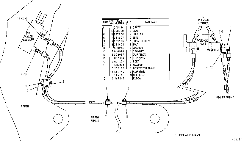 LINES GP-ATTACHMENT 1U4165 CAT