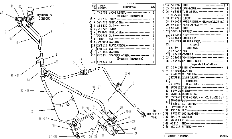 Управление тормозом 8K7218 CAT