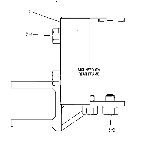 BUMPER GP-REAR 7D9640 CAT