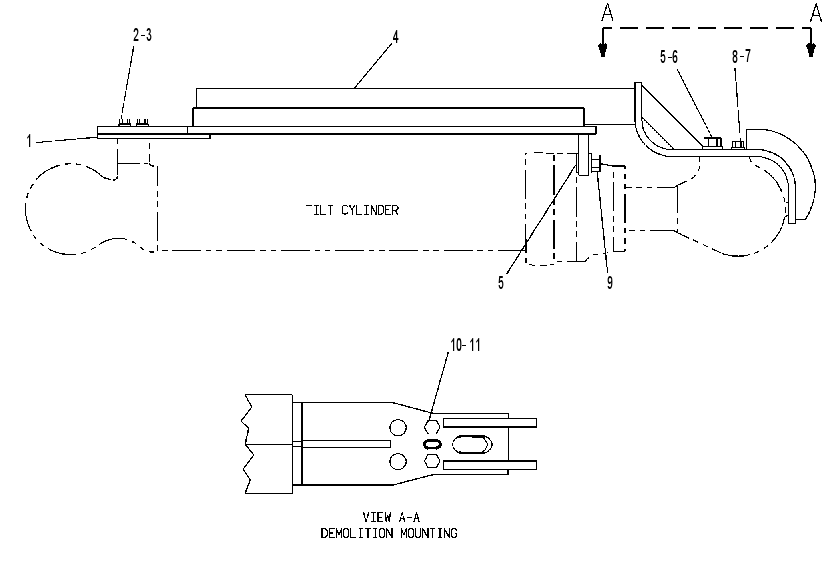 GUARD GP-TILT CYLINDER 3W1617 CAT