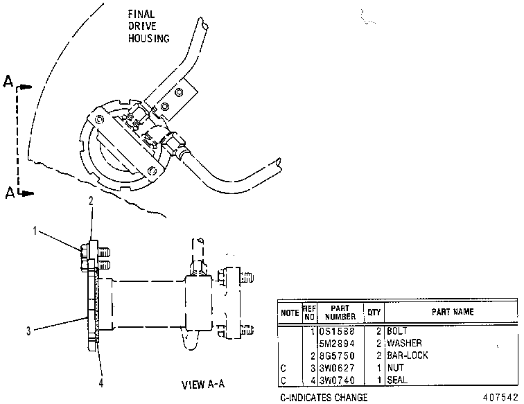 MOUNTING GP-PARKING BRAKE 3A6730 CAT