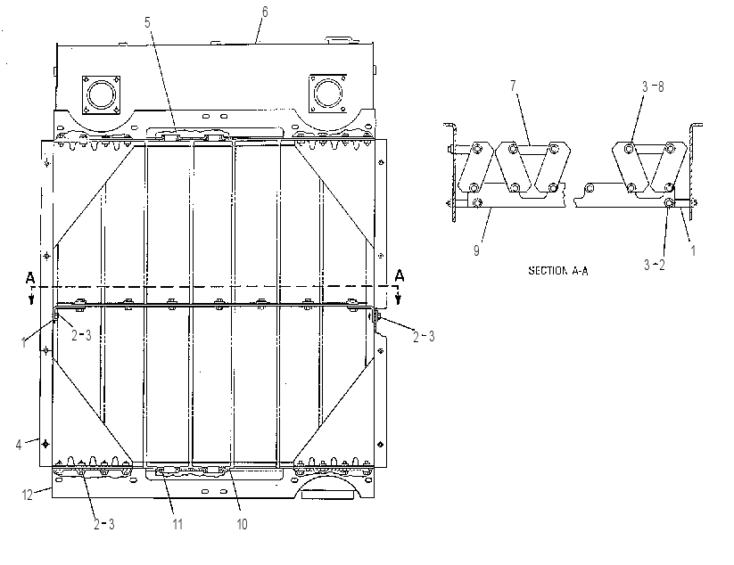 RADIATOR GP-FOLDED CORE 7C2432 CAT