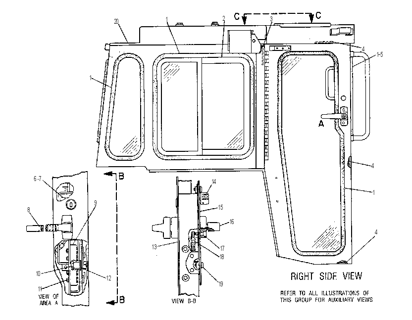 Кабина 9W9506 CAT