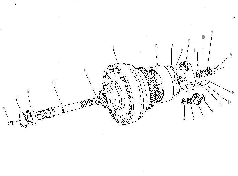 Гидротрансформатор 9W9383 CAT